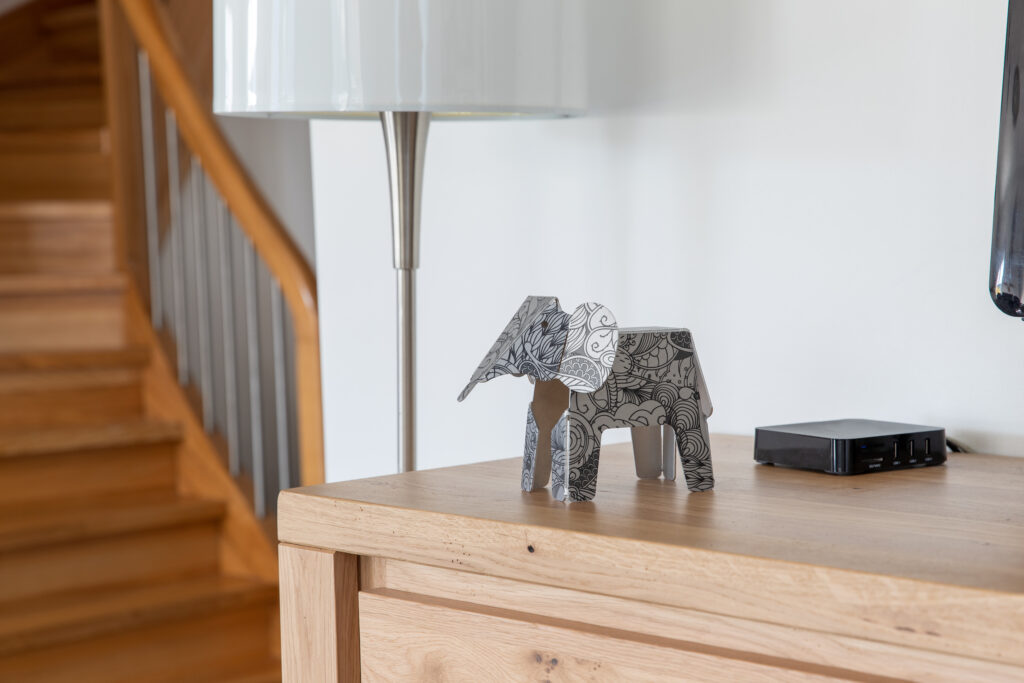 Décoration éléphant métal déco souvenir Venera Création