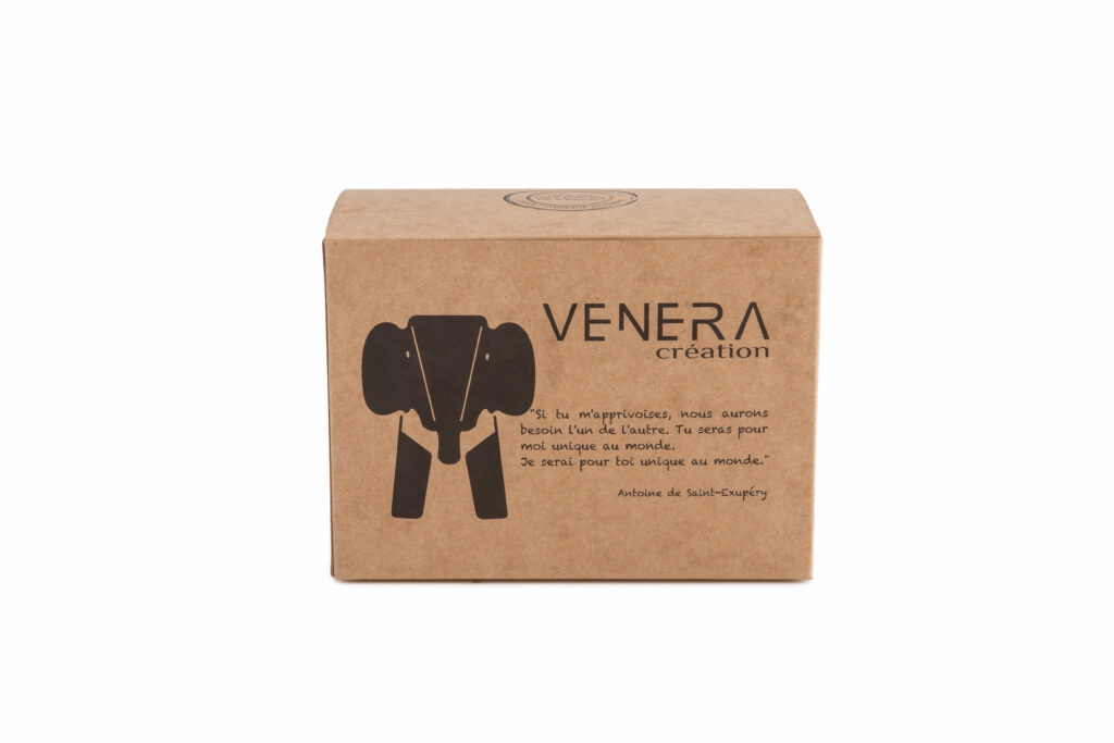Éléphant métal boite souvenir - Venera Création
