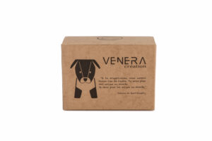 Chien métal boite souvenir - Venera Création