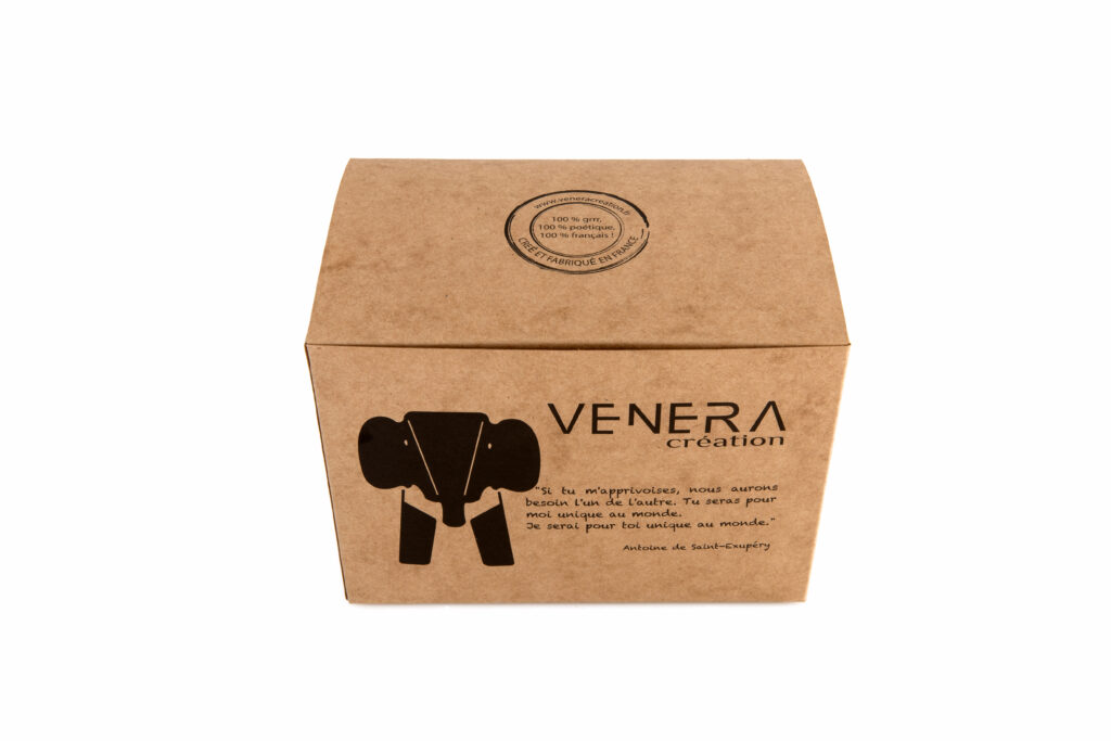 Elephant métal boite souvenir - Venera Création